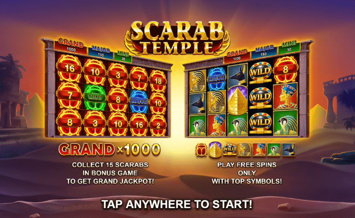 Discover the wonders of ancient Egypt at the Scarab Temple.