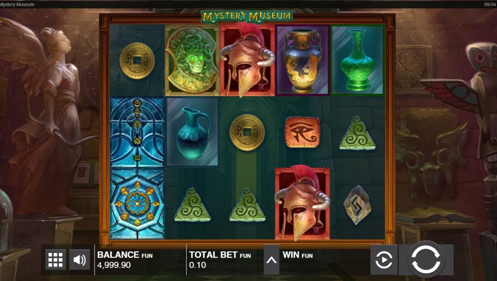 Demo of the Mystery Museum Slot.